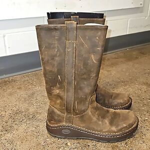 Brown Leather Women's Boots